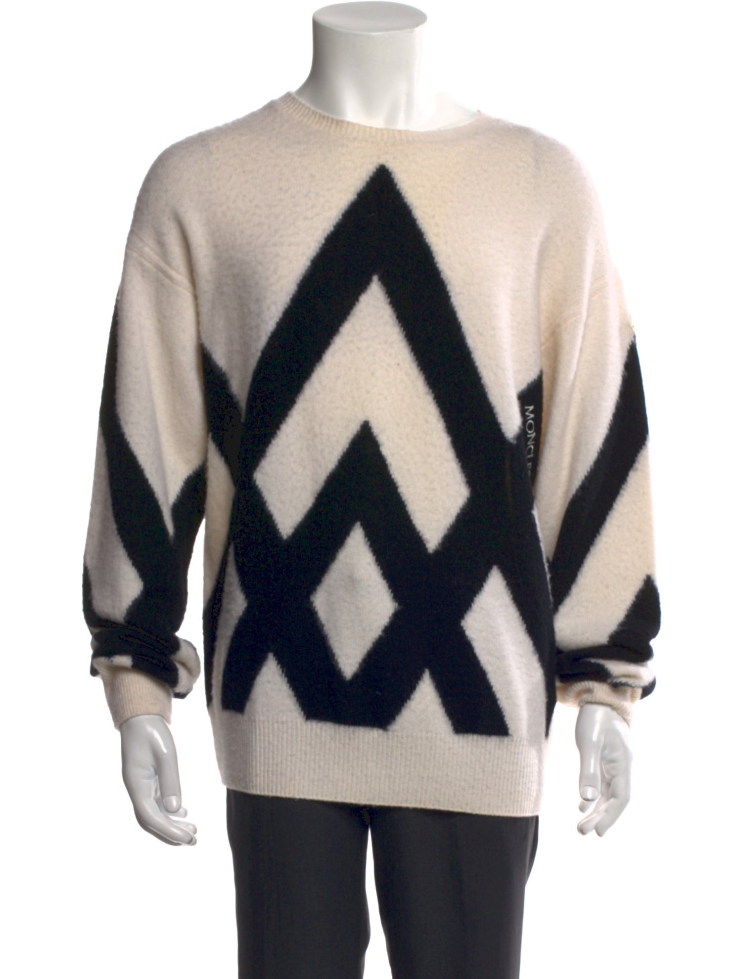 Moncler Virgin Wool Printed Pullover