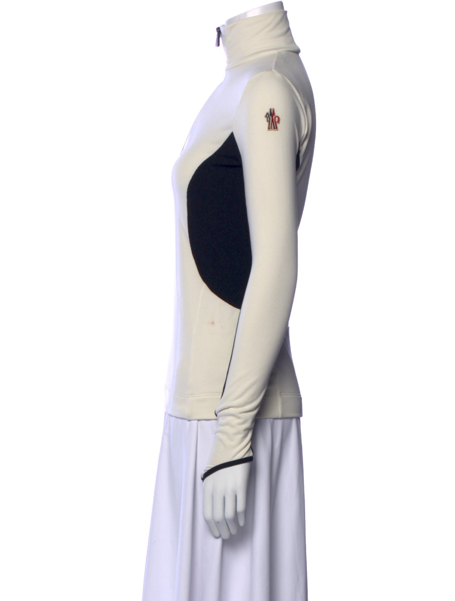 Moncler Grenoble Striped Turtleneck Sweater