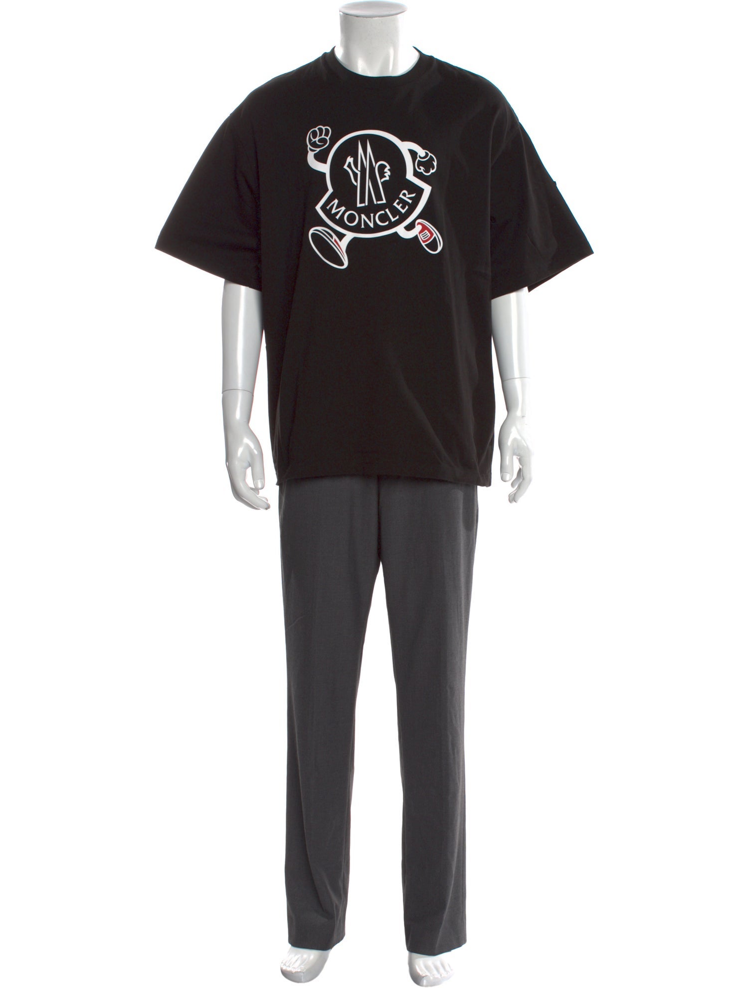 Moncler Graphic Print Crew Neck T-Shirt