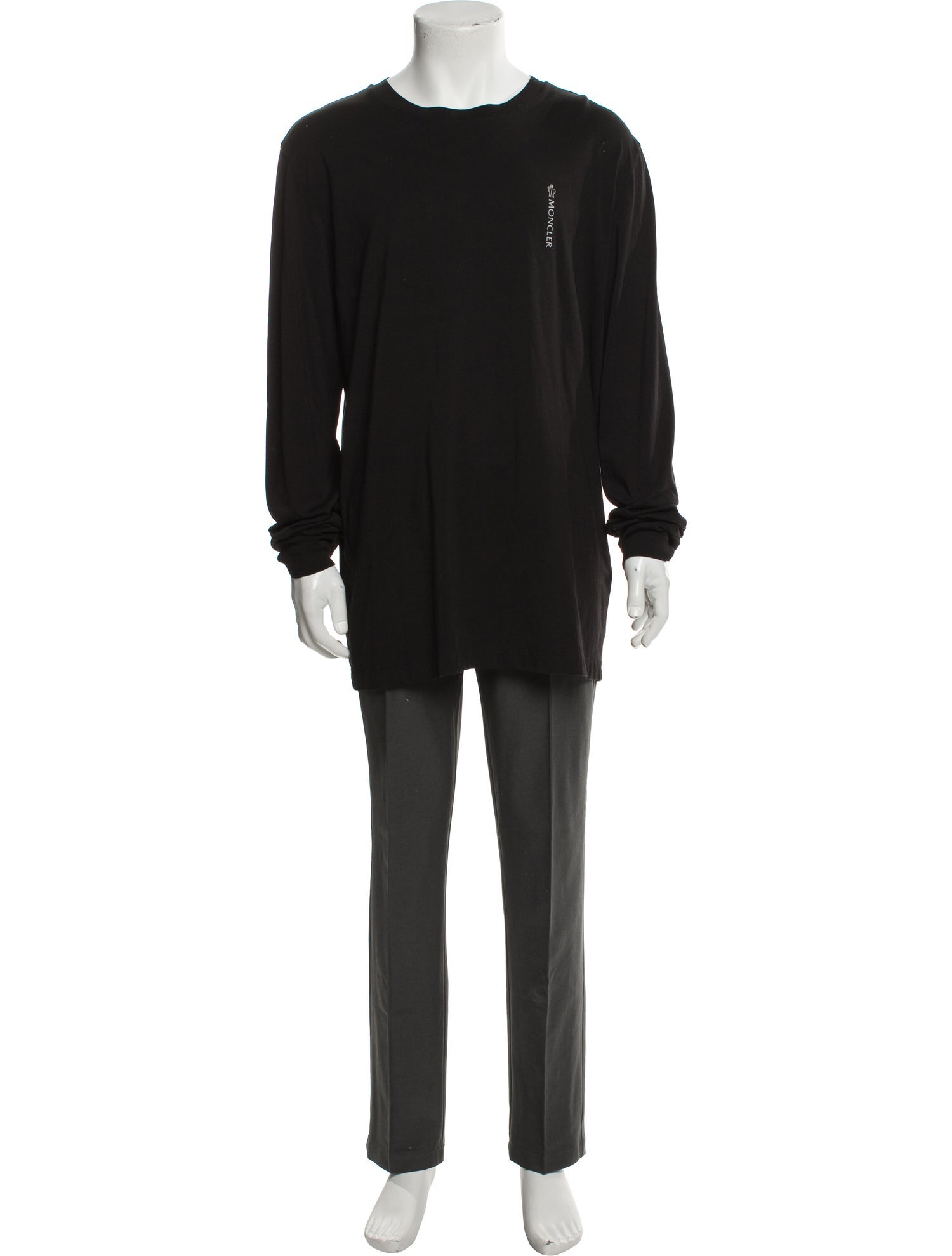 Moncler Crew Neck Long Sleeve Henley