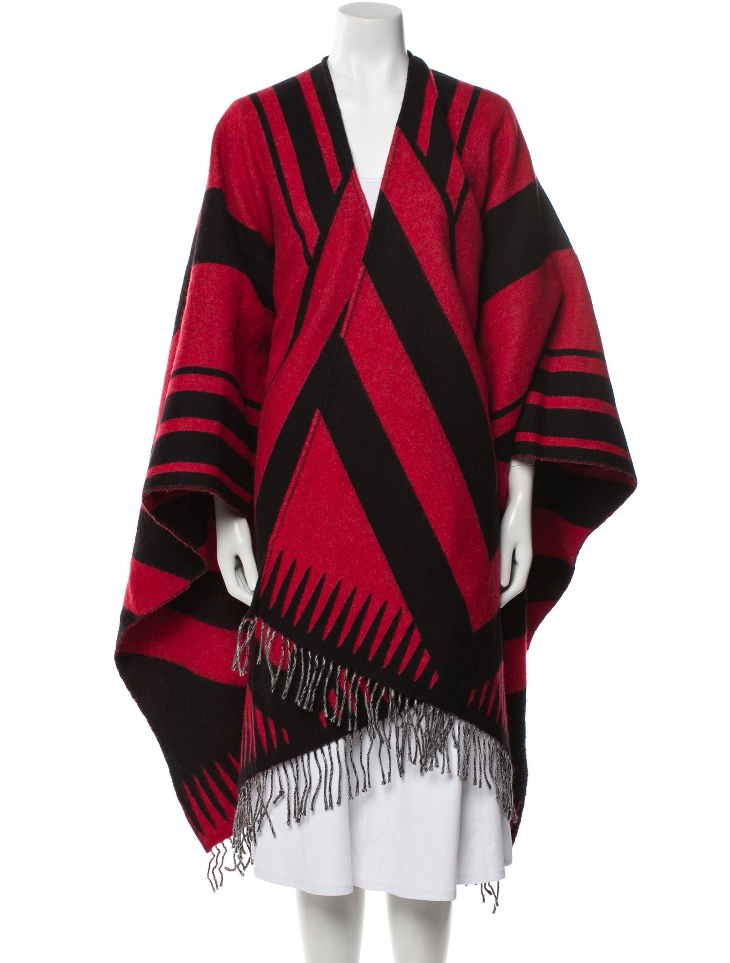 Moncler Wool Striped Shawl