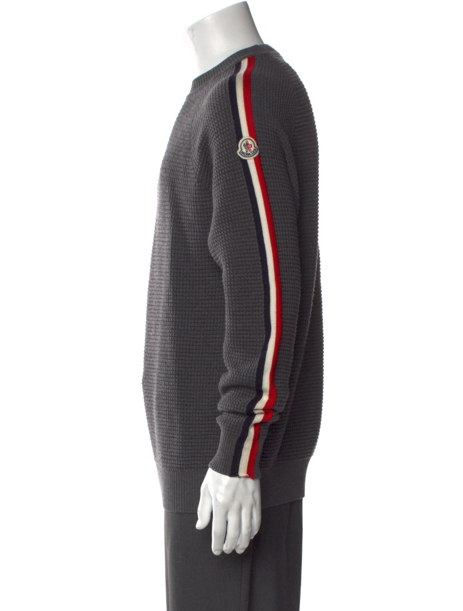 Moncler Virgin Wool Crew Neck Pullover