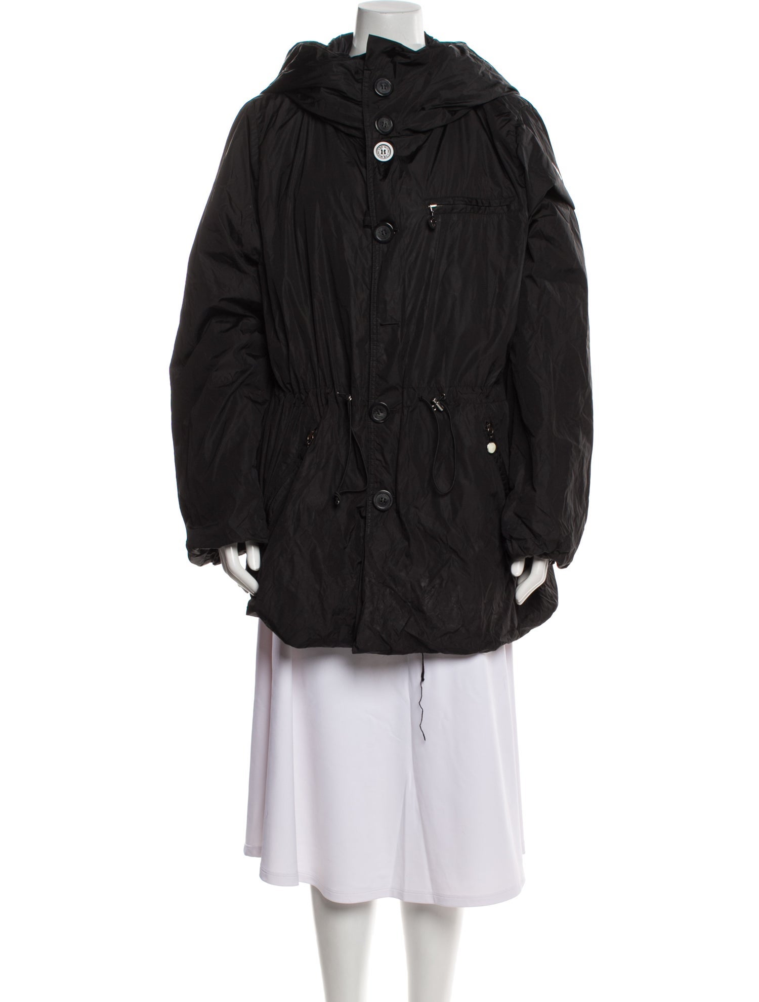 Moncler Serina Giubbotto Reversible Nylon Down Coat