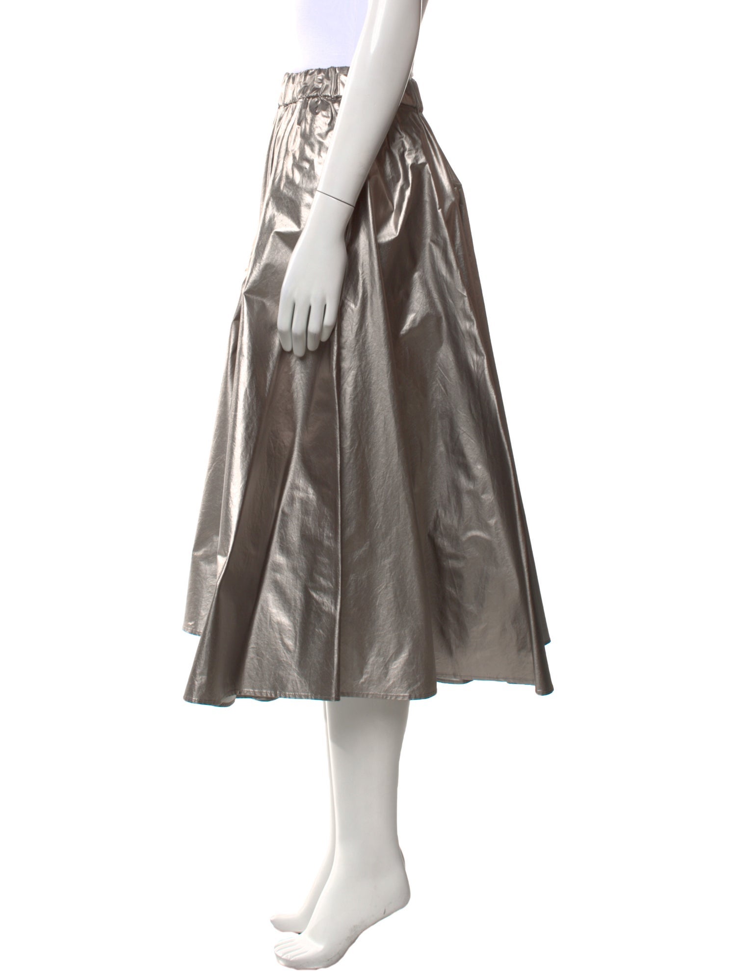 Moncler Nylon Midi Length Skirt