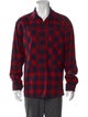 Moncler Plaid Print Long Sleeve Shirt