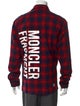 Moncler Plaid Print Long Sleeve Shirt