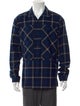 Moncler Plaid Print Long Sleeve Shirt