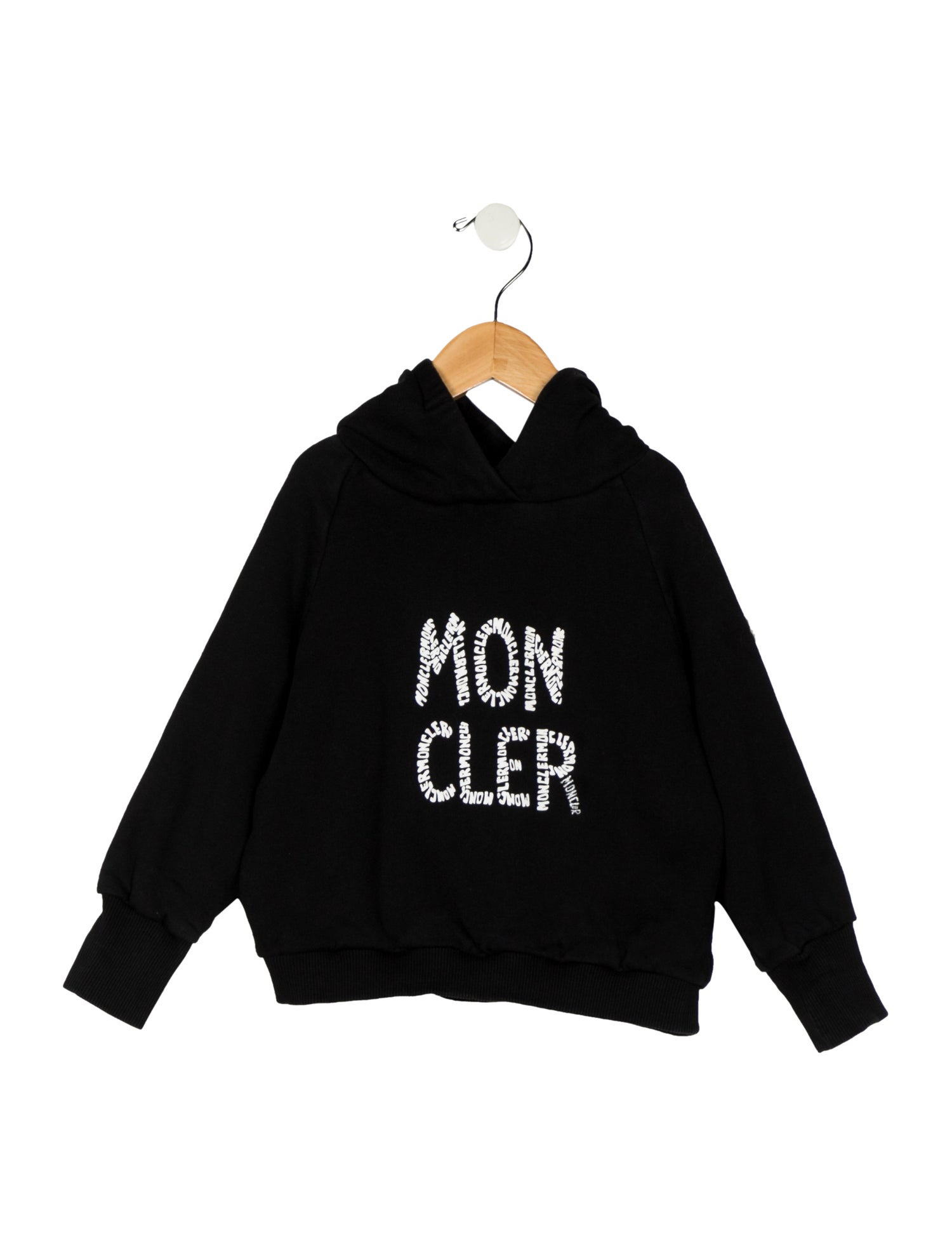 Moncler Boys Long Sleeve Logo Print Hoodie