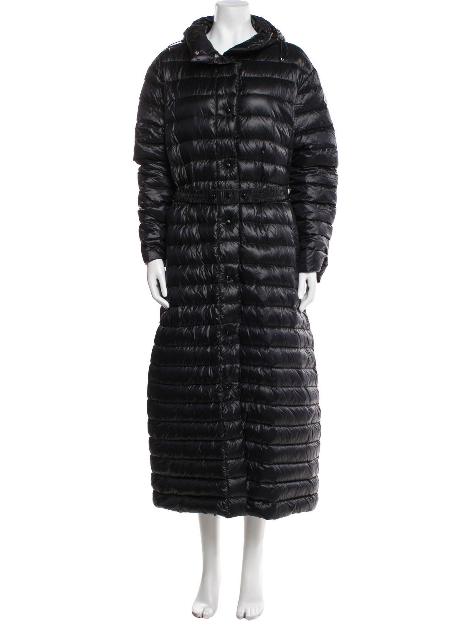 Moncler Down Faux Fur Coat