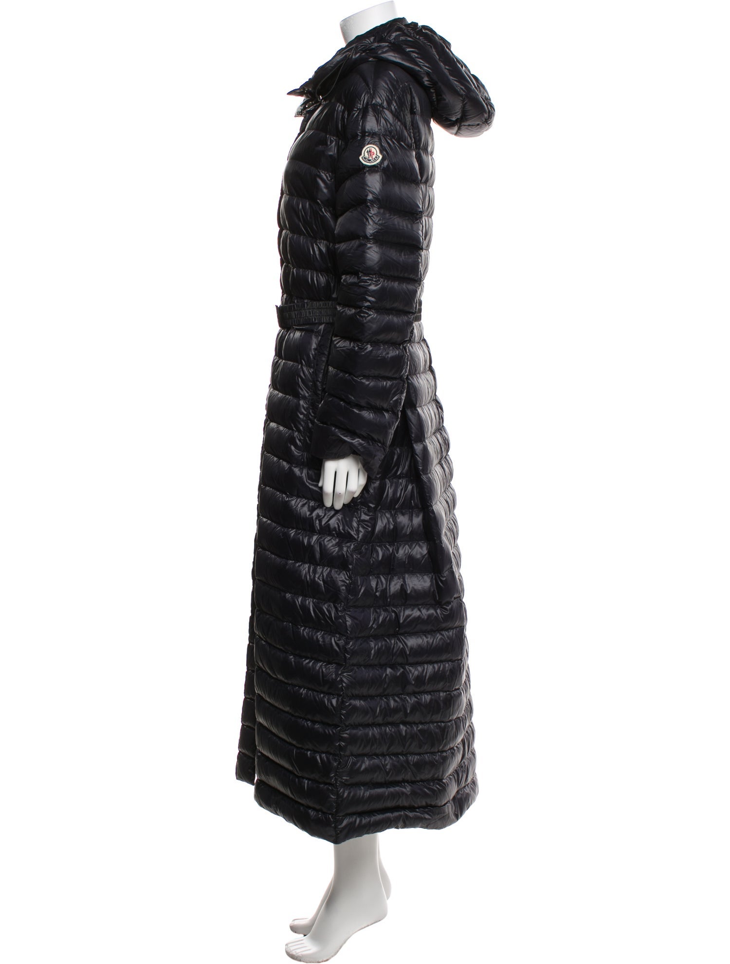 Moncler Down Faux Fur Coat