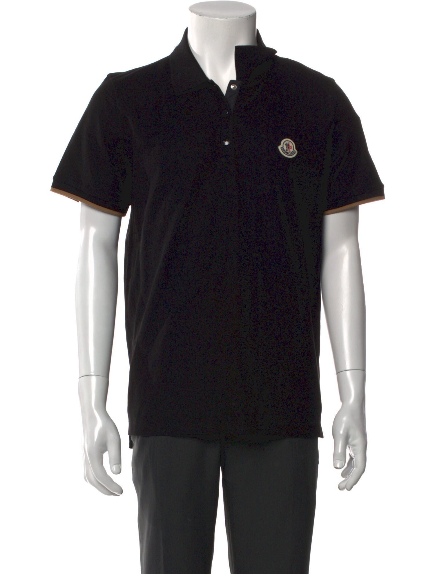 Moncler Collar Short Sleeve Polo Shirt