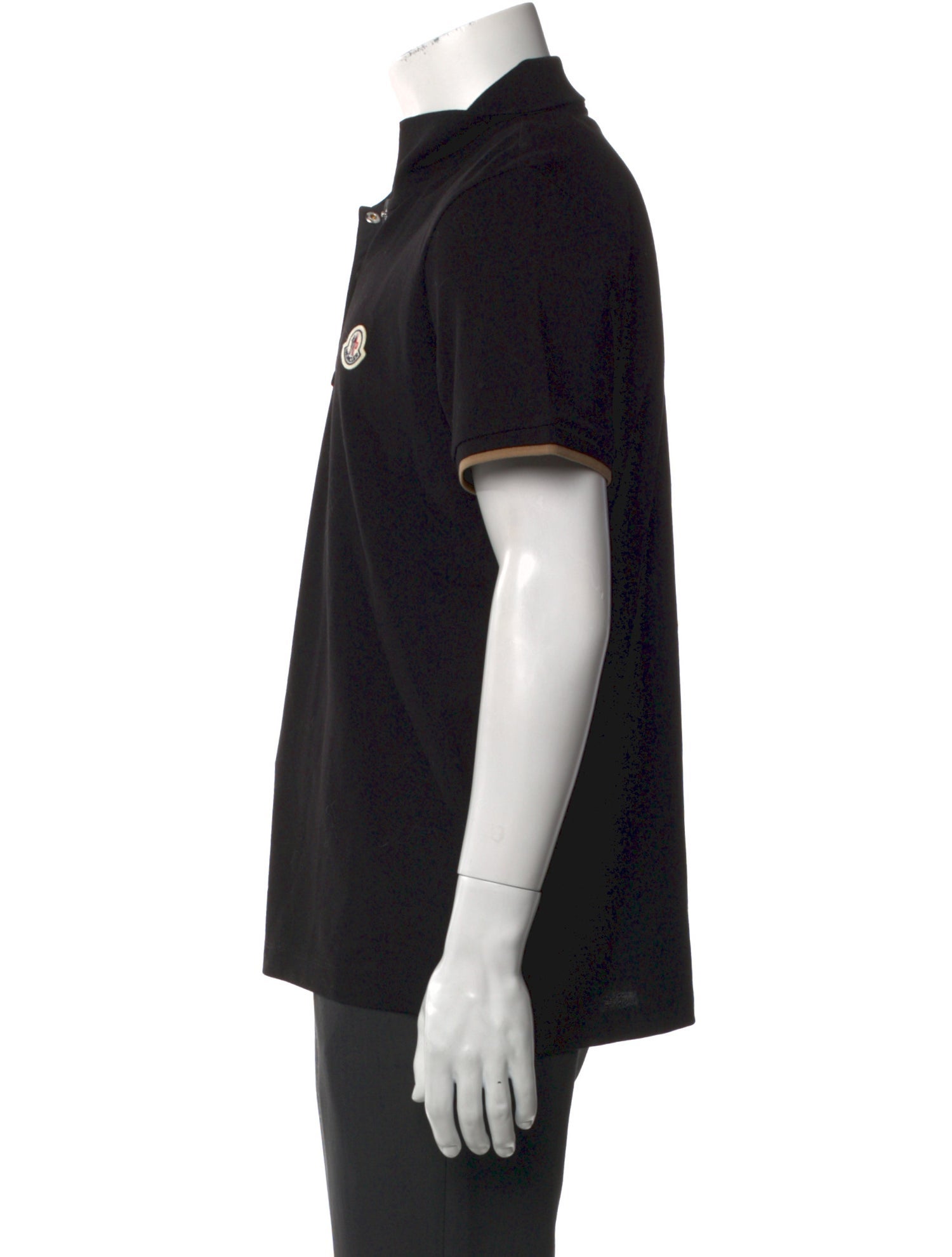 Moncler Collar Short Sleeve Polo Shirt