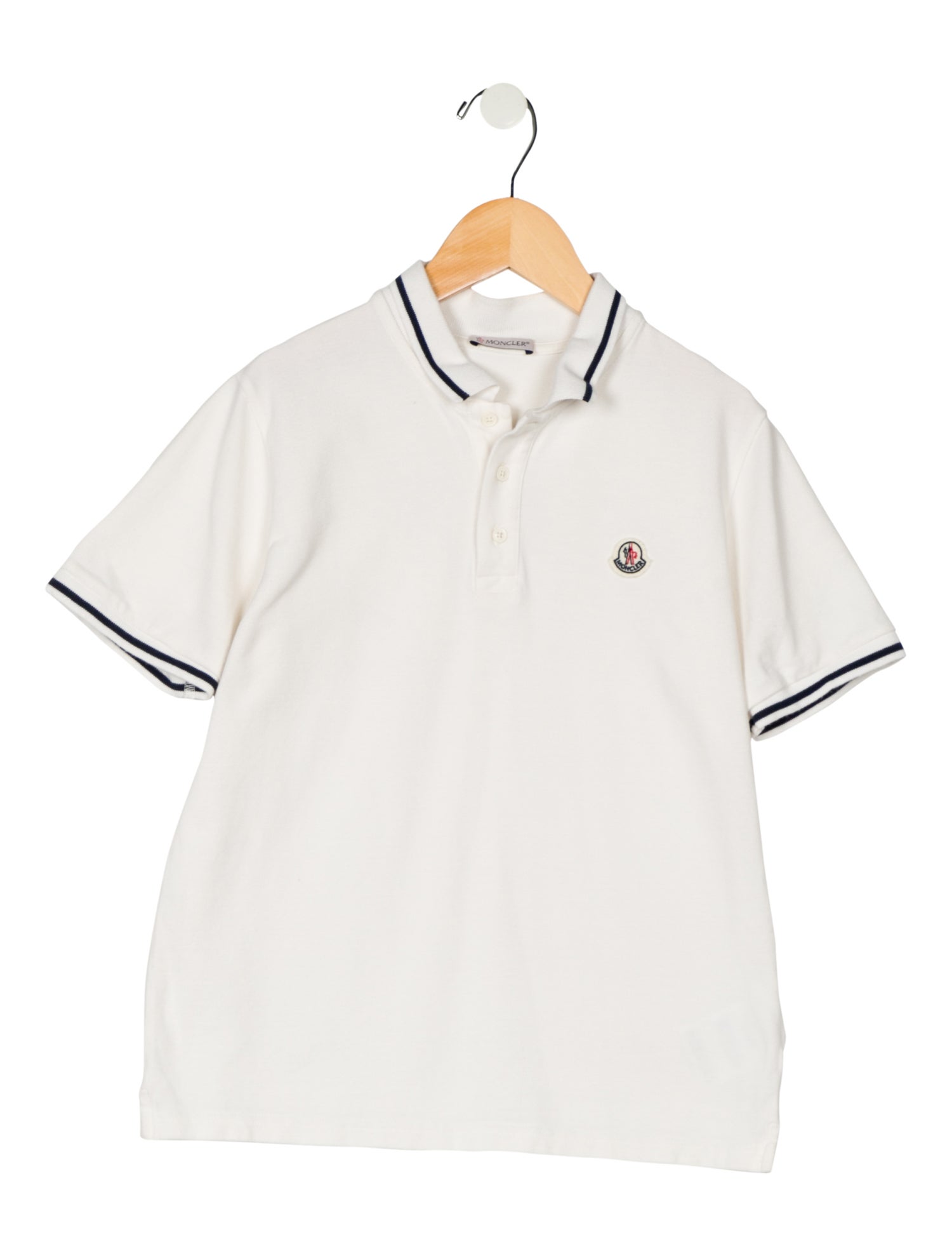 Moncler Girls Short Sleeve Collar Shirt