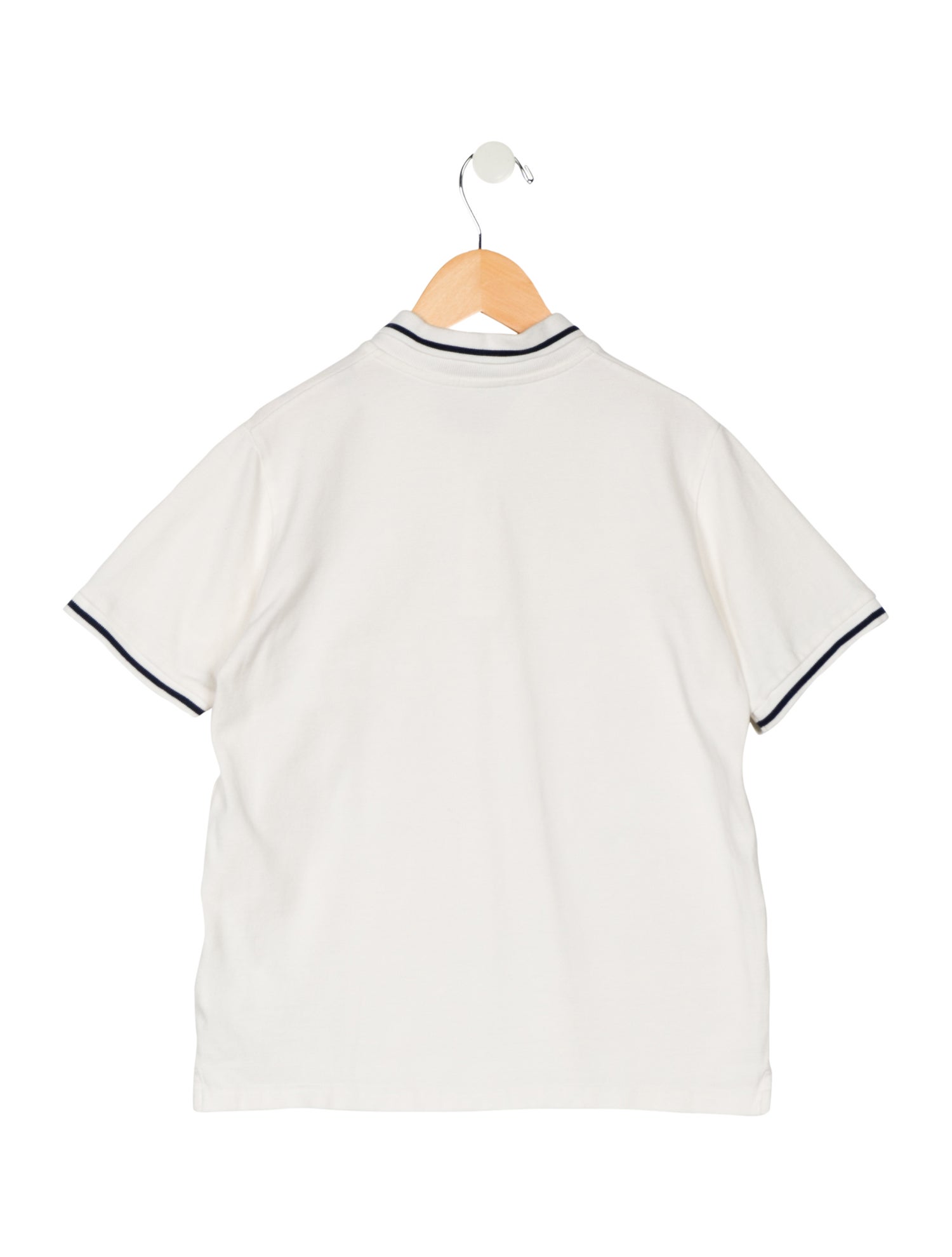 Moncler Girls Short Sleeve Collar Shirt