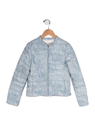 Moncler Boys' Pattern Down Jacket