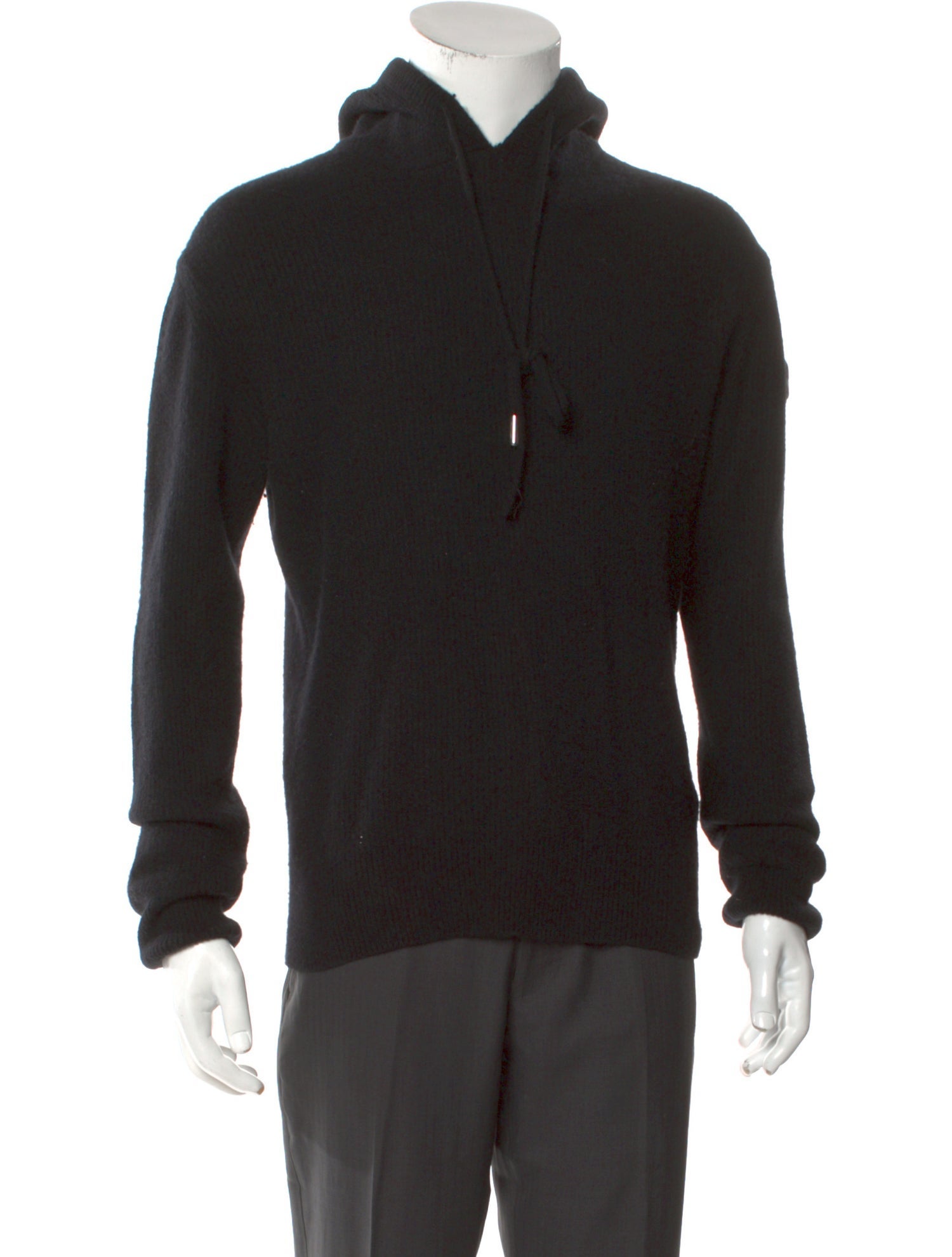 Moncler Virgin Wool Crew Neck Hoodie