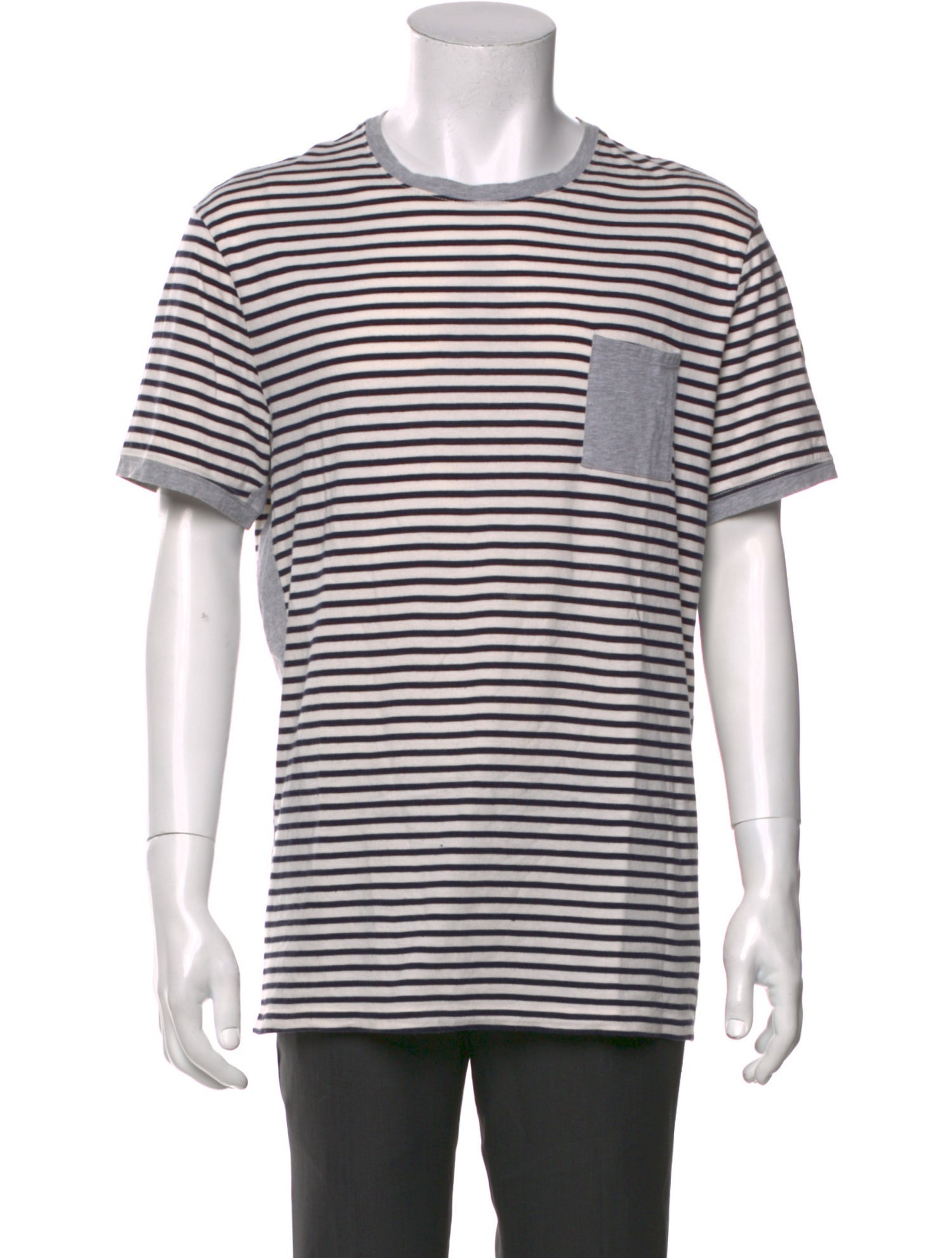 Moncler Striped Crew Neck T-Shirt