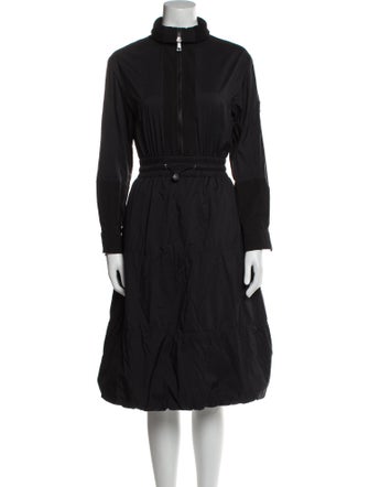 Moncler Turtleneck Midi Length Dress