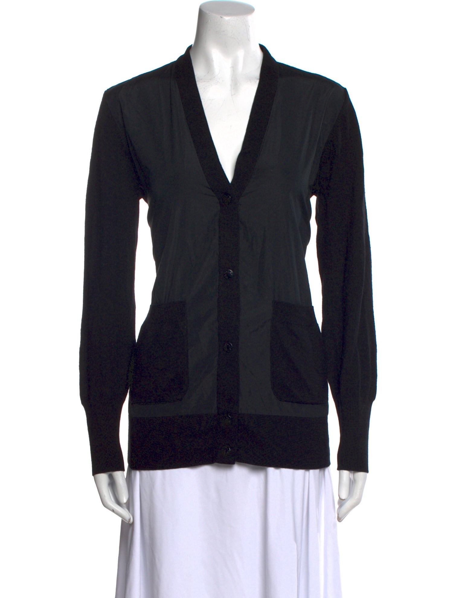 Moncler Virgin Wool V-Neck Sweater