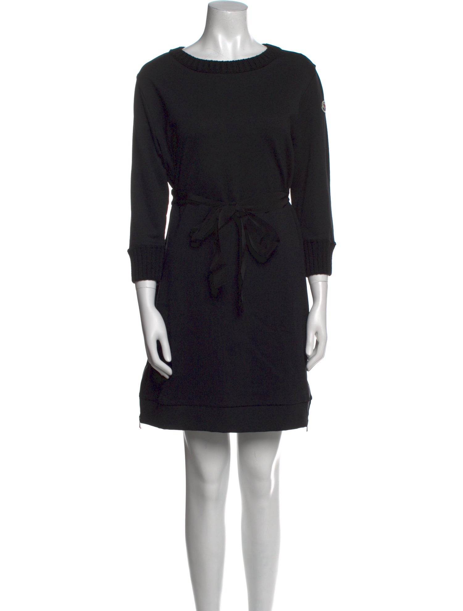 Moncler Scoop Neck Mini Dress