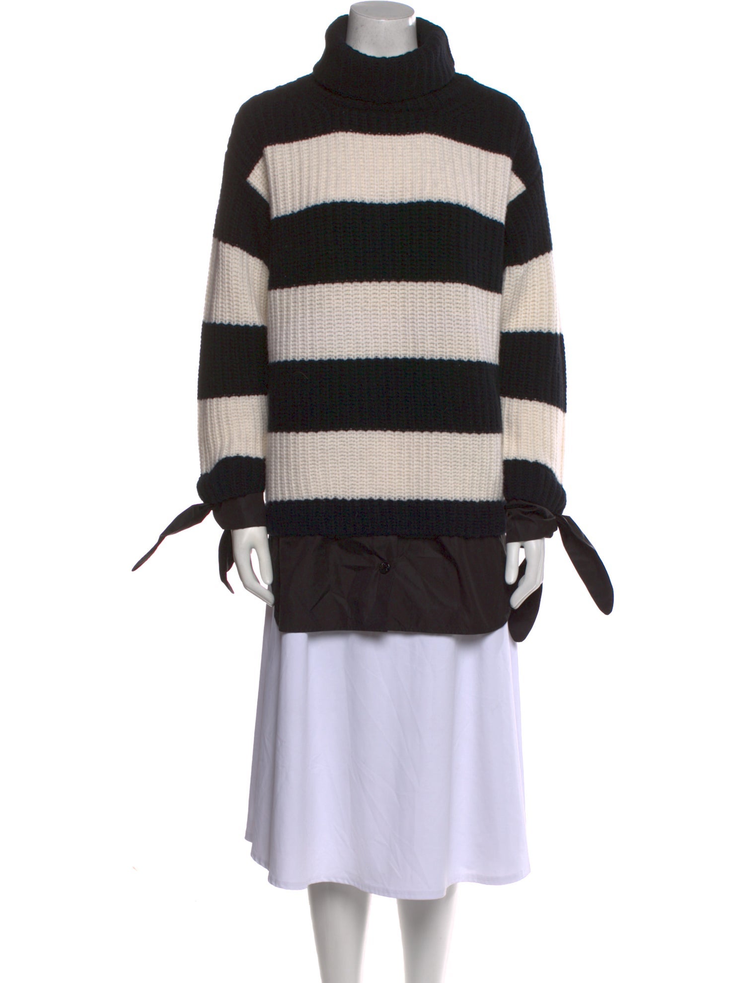 Moncler Virgin Wool Striped Sweater
