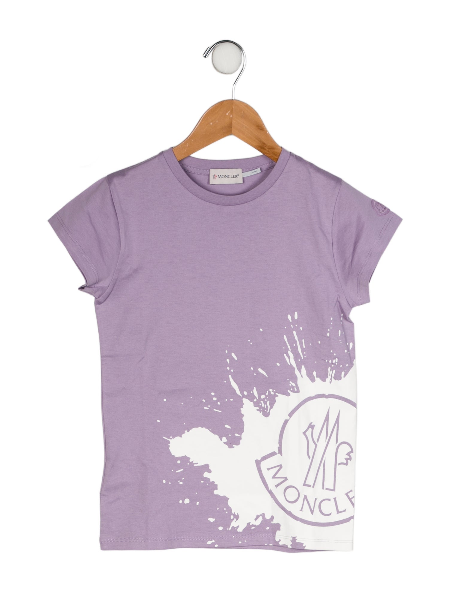 Moncler Toddler Girls' Graphic Printed Short Sleeve Top