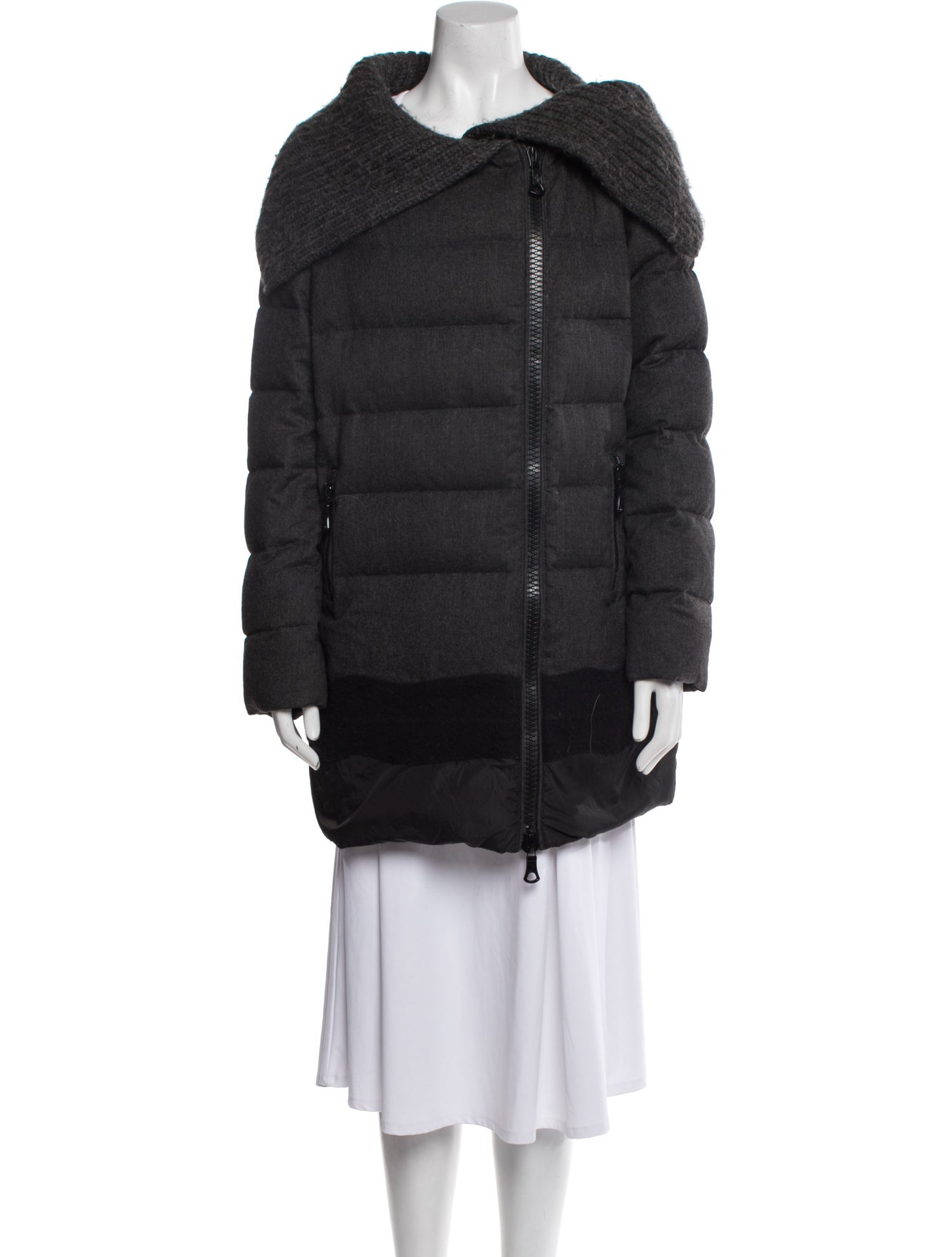 Moncler Ocelot Virgin Wool Down Coat