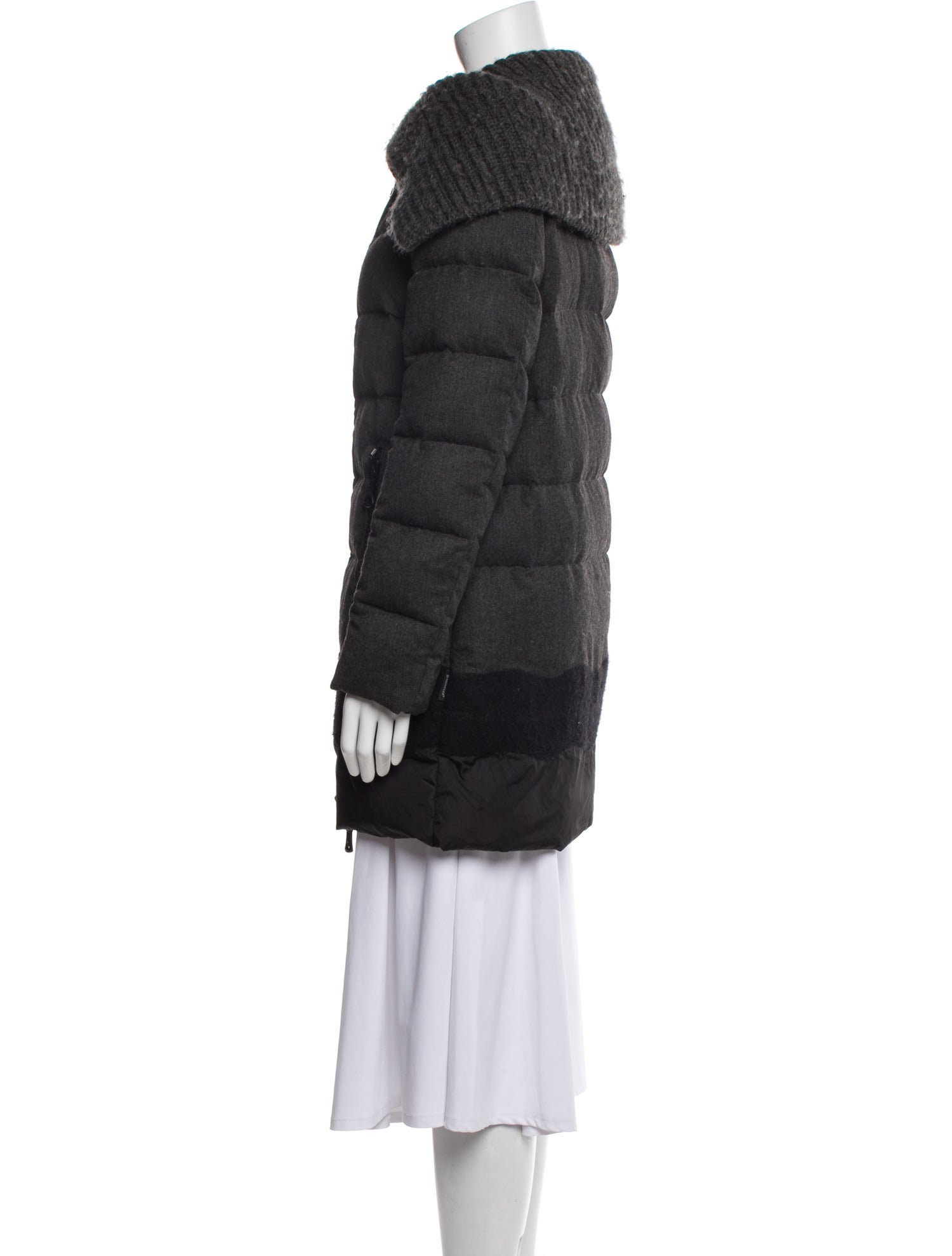 Moncler Ocelot Virgin Wool Down Coat