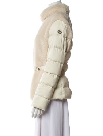 Moncler Oiron Faux Shearling Down Coat