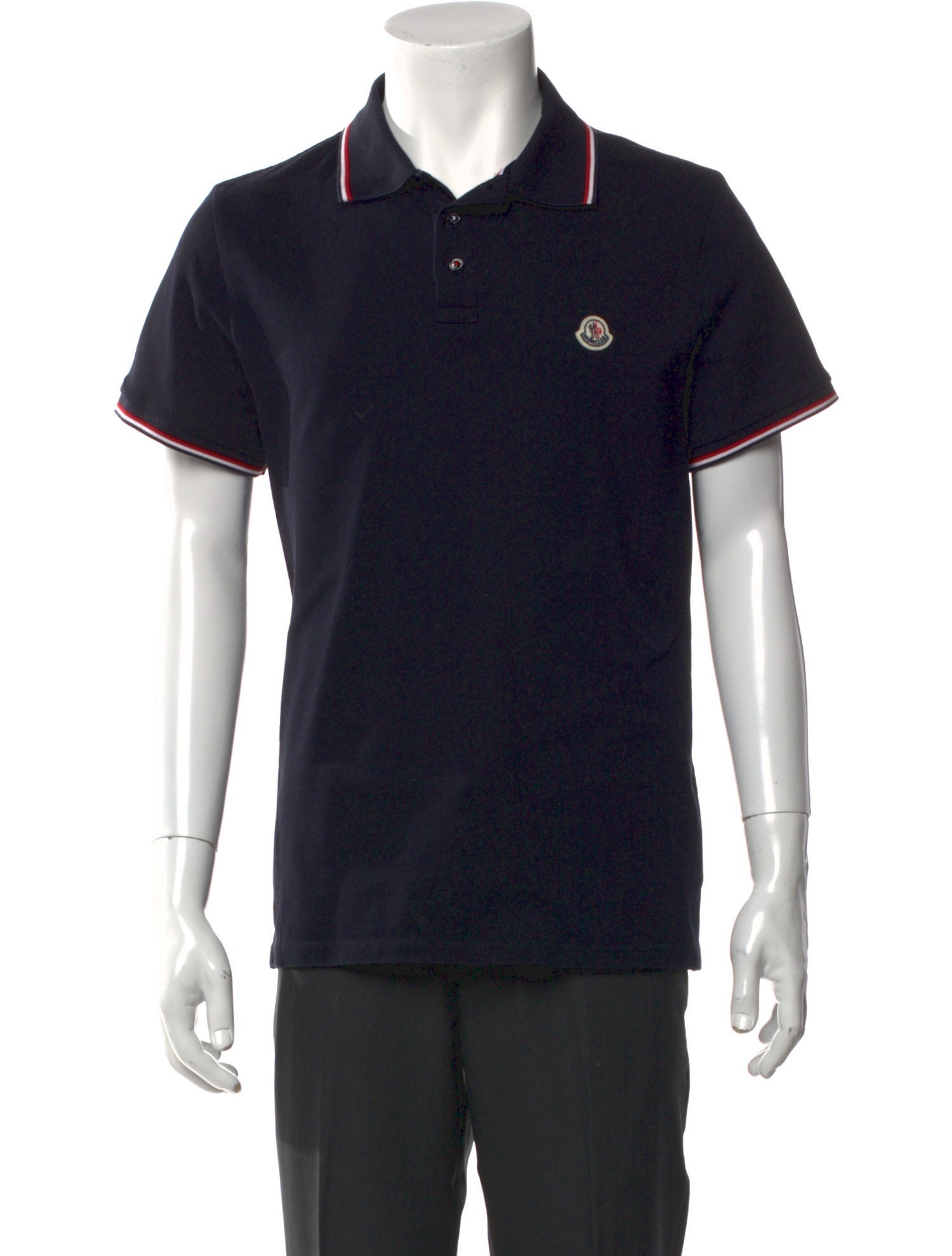 Moncler Crew Neck Short Sleeve Polo Shirt