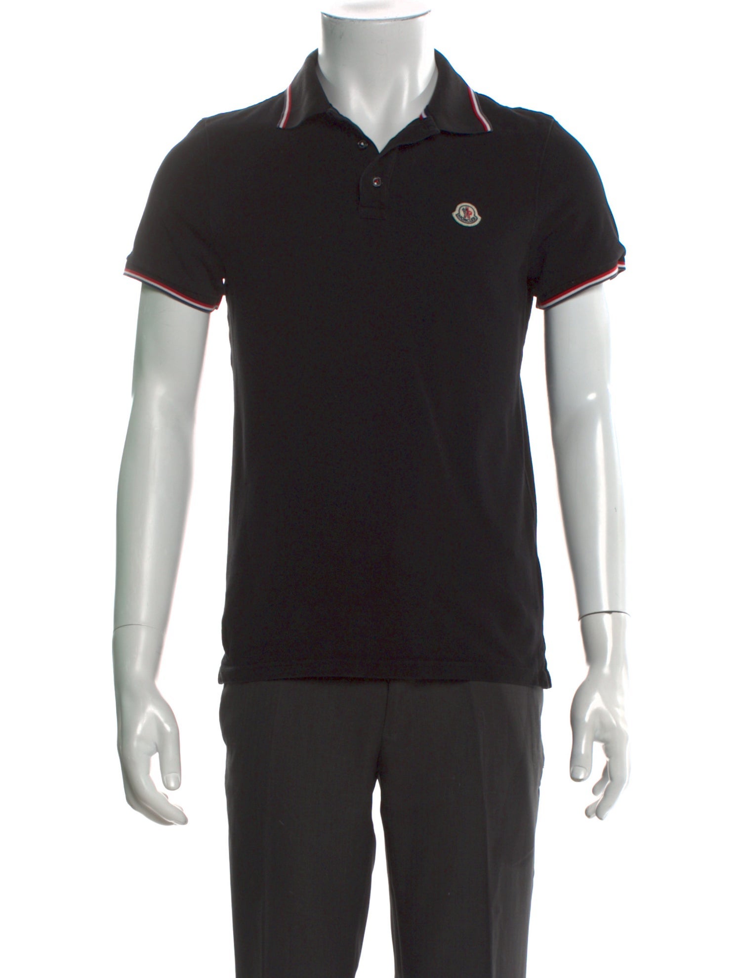 Moncler Collar Short Sleeve Polo Shirt