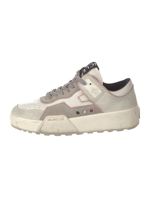 Moncler Suede Colorblock Pattern Sneakers