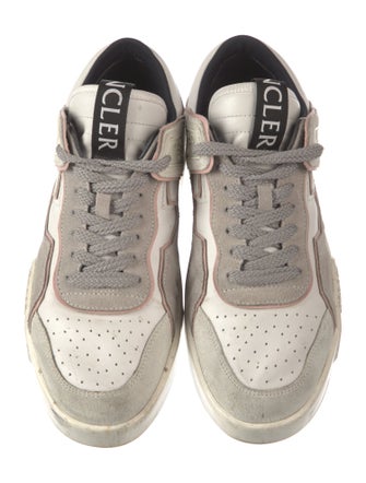 Moncler Suede Colorblock Pattern Sneakers