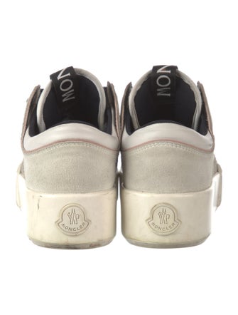 Moncler Suede Colorblock Pattern Sneakers