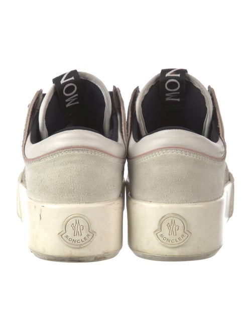 Moncler Suede Colorblock Pattern Sneakers