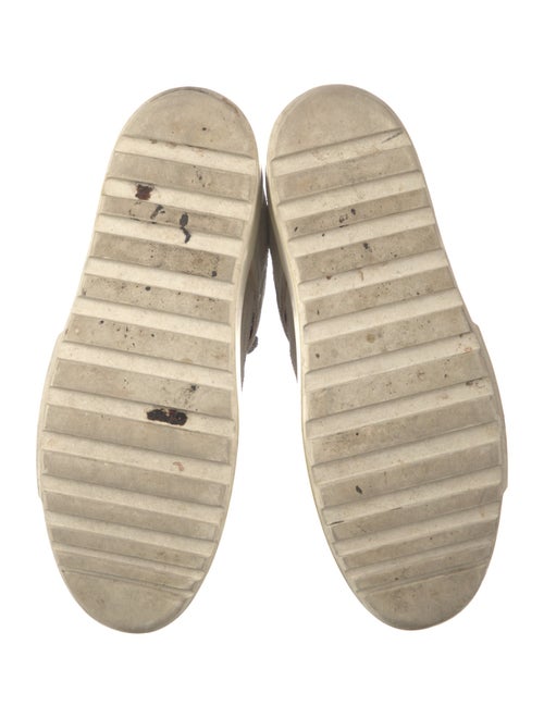 Moncler Suede Colorblock Pattern Sneakers