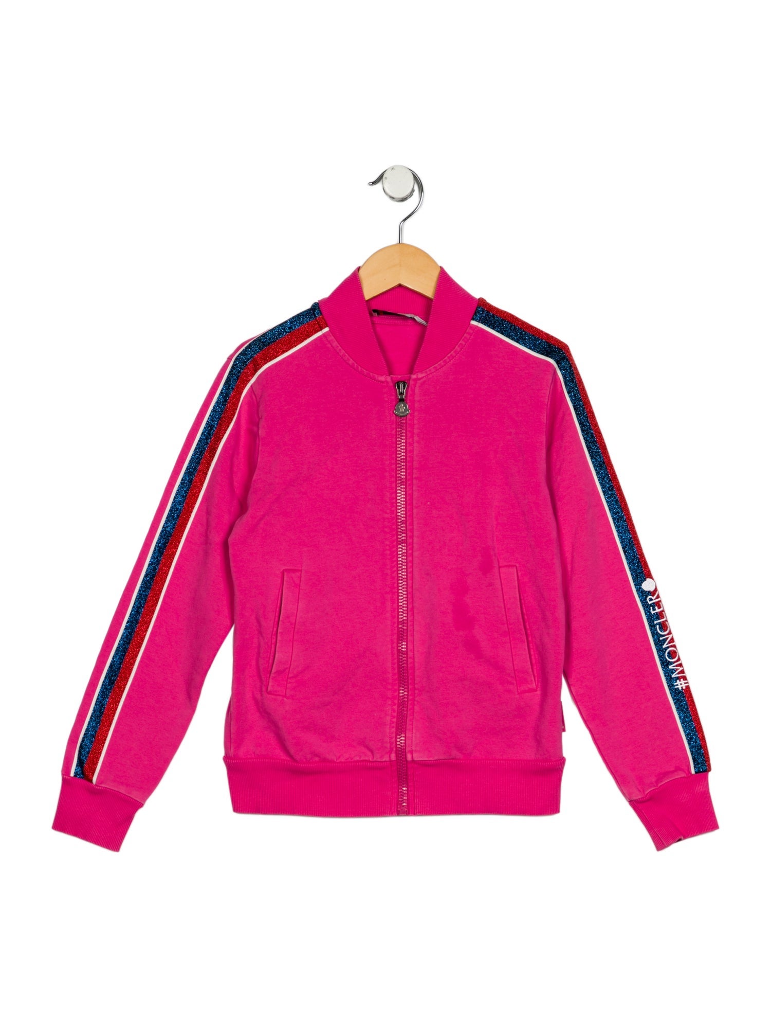 Moncler Girls' Logo Tracksuit Jacket