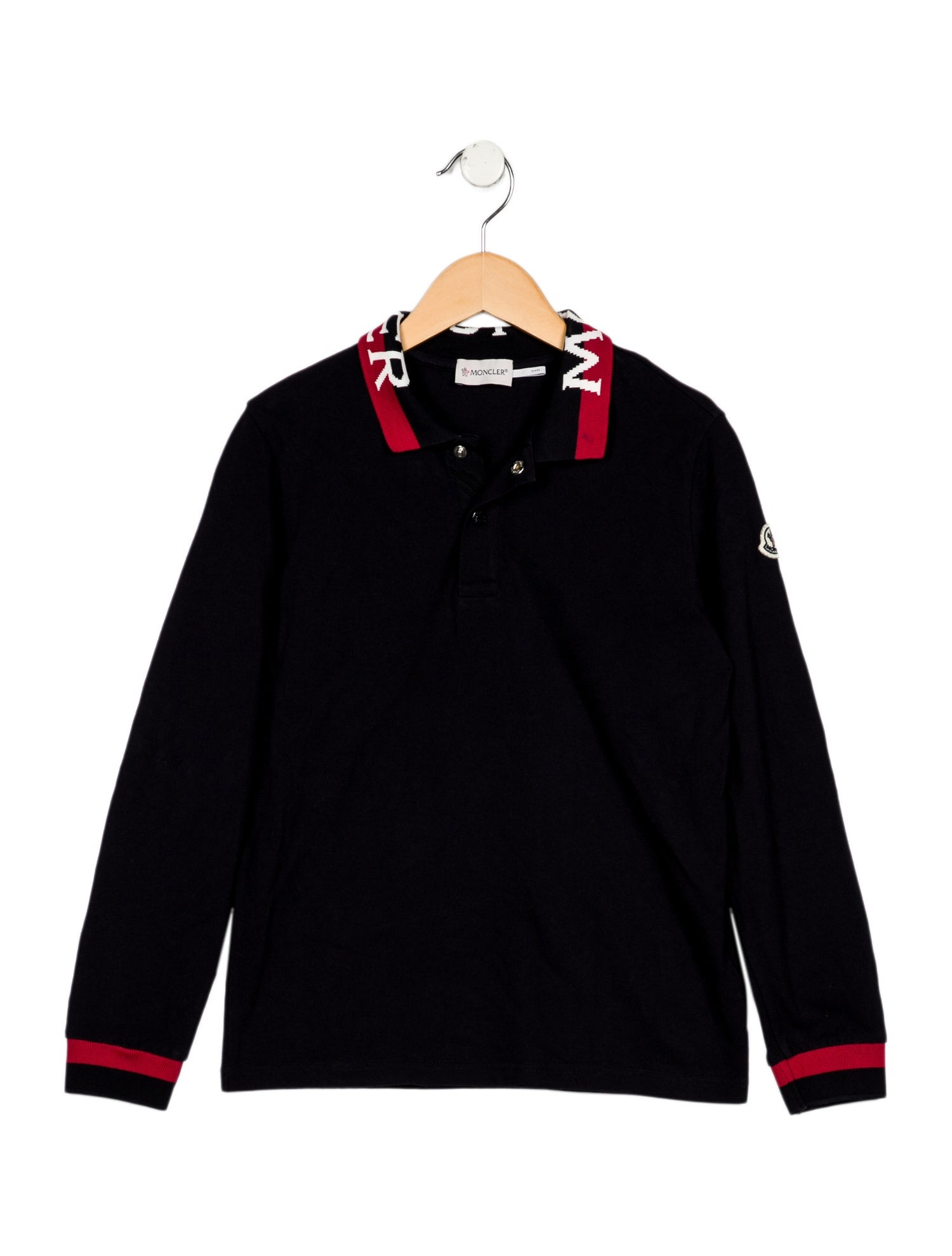 Moncler Long Sleeve Polo