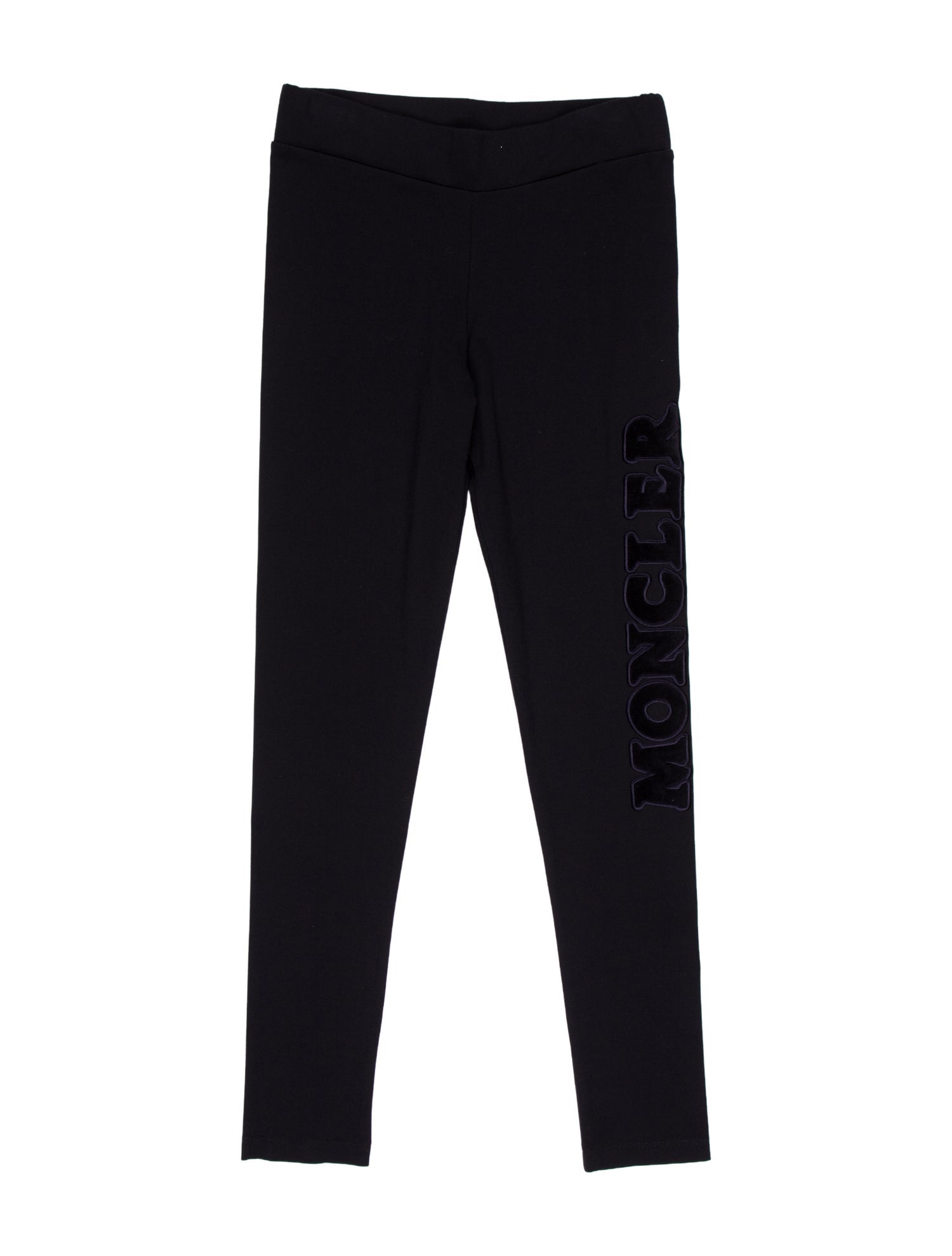 Moncler Girls' Skinny Leg Logo Pants w/ Tags