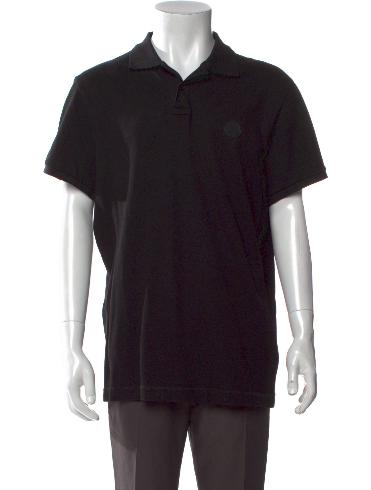 Moncler Collar Short Sleeve Polo Shirt