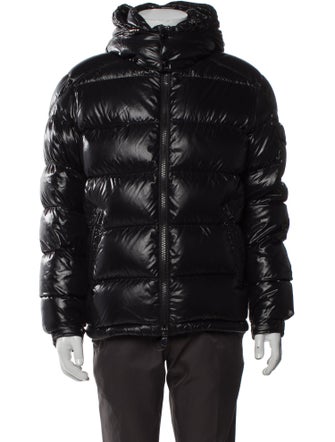 Moncler Maya Signature Logo Puffer Coat