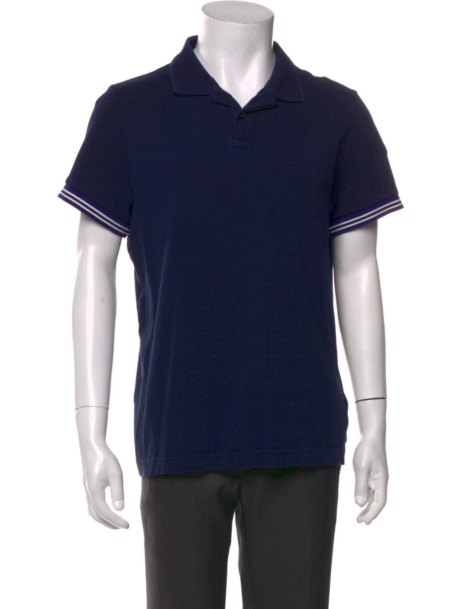 Moncler Crew Neck Short Sleeve Polo Shirt