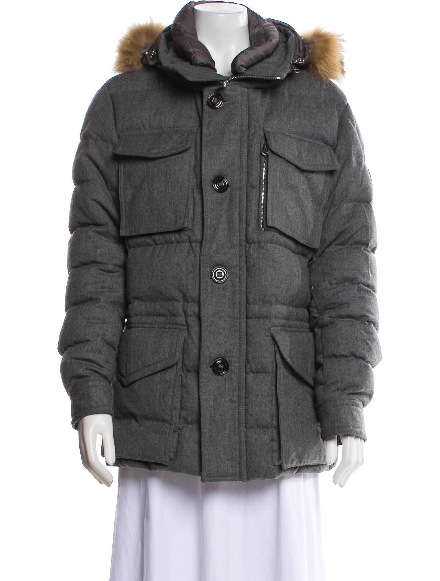 Moncler Virgin Wool Parka