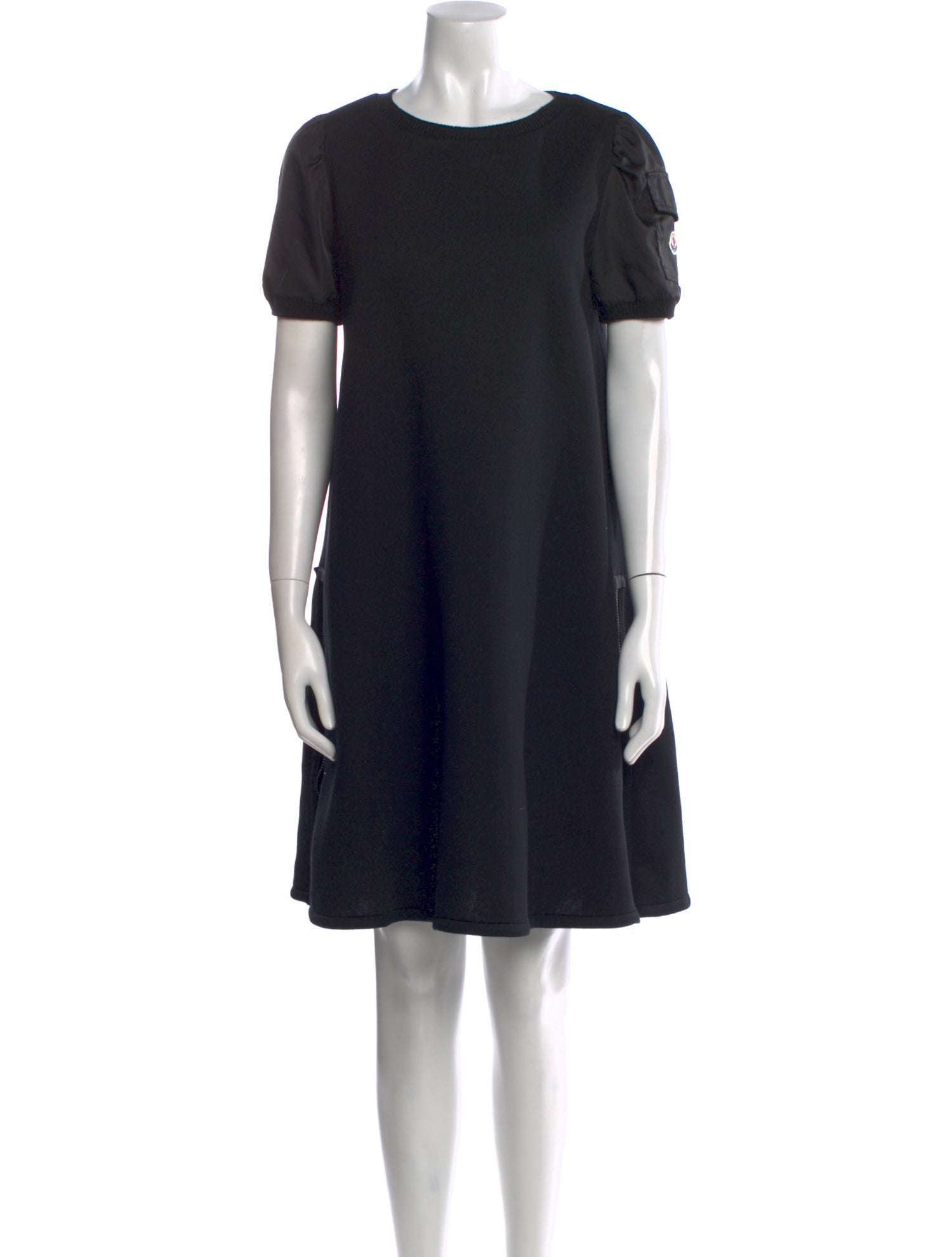 Moncler Bateau Neckline Mini Dress