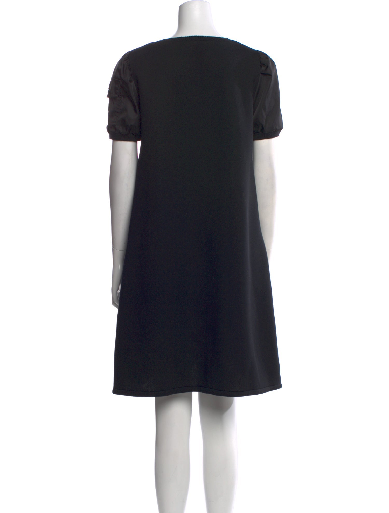 Moncler Bateau Neckline Mini Dress