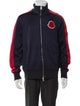 Moncler Colorblock Pattern Bomber Jacket