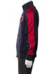 Moncler Colorblock Pattern Bomber Jacket
