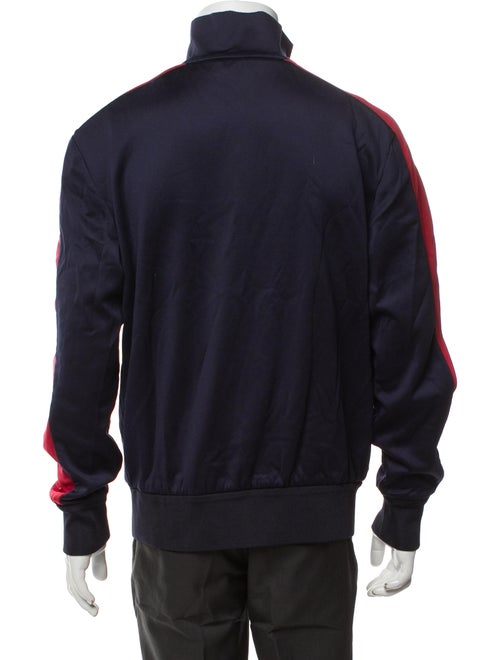 Moncler Colorblock Pattern Bomber Jacket