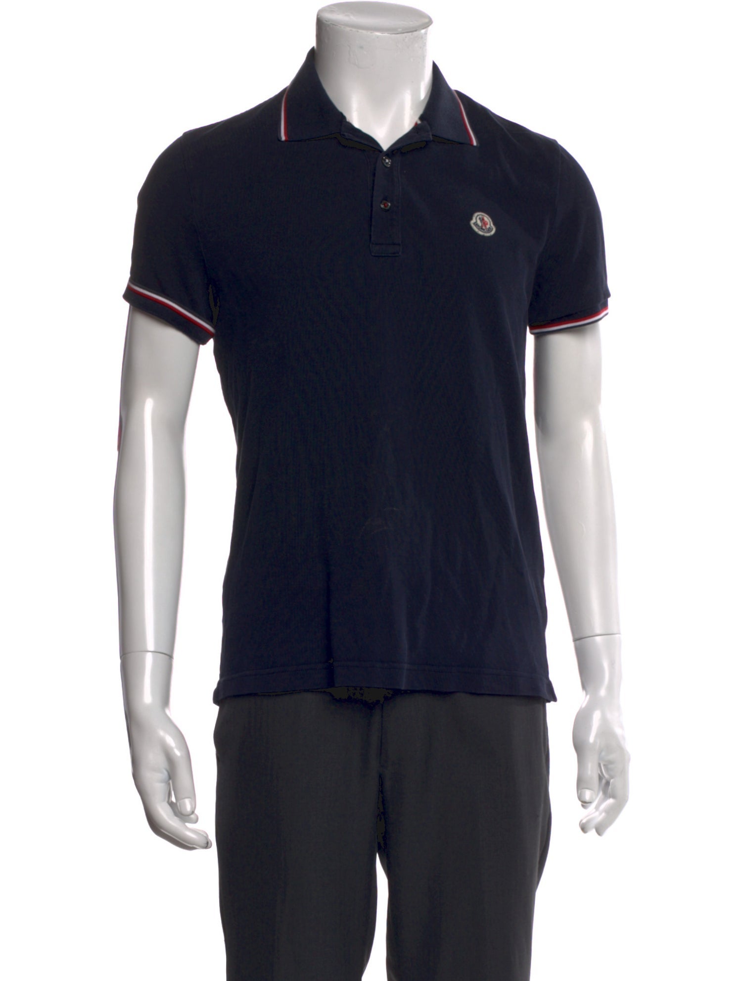 Moncler Crew Neck Short Sleeve Polo Shirt