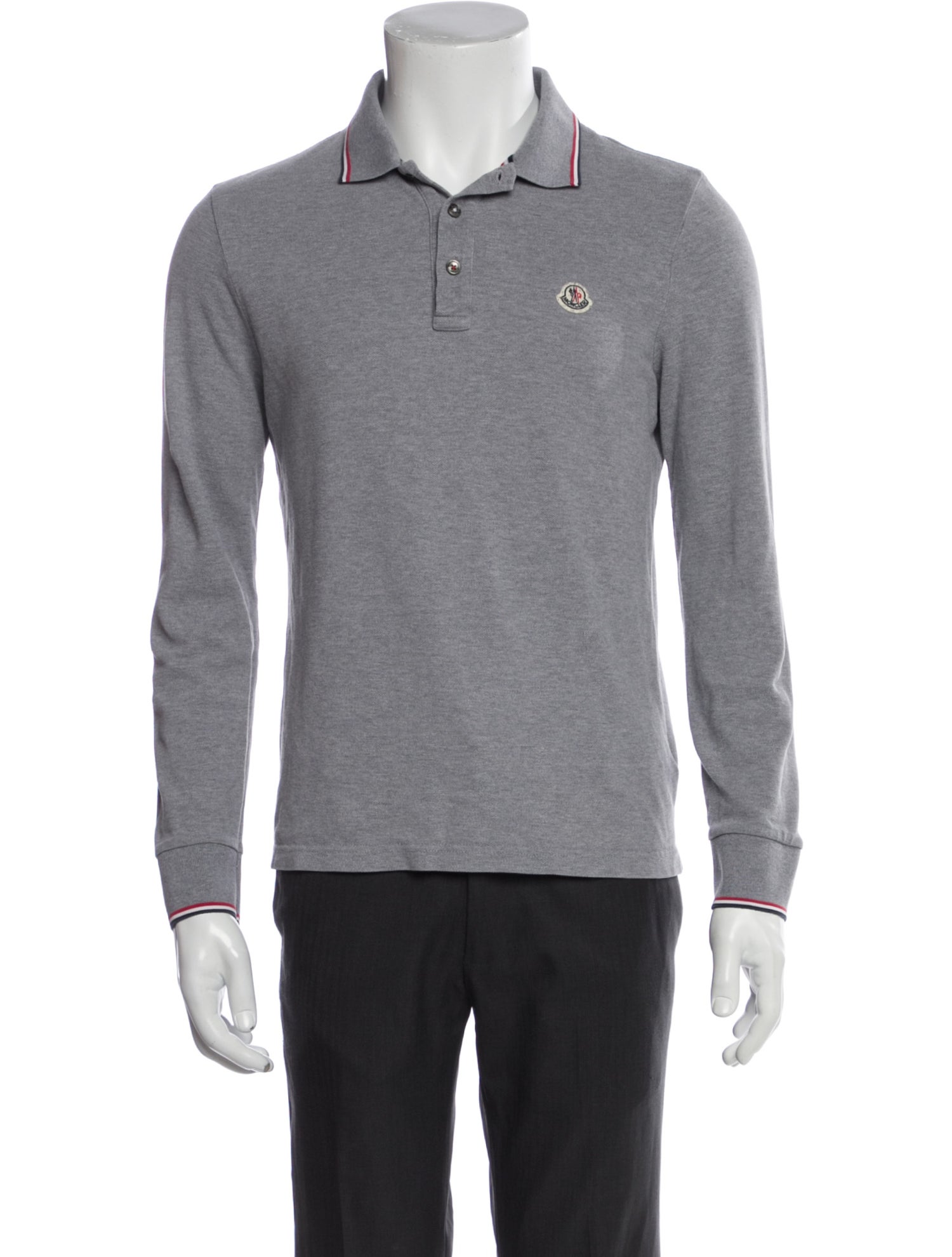 Moncler Signature Logo Collar Polo Shirt